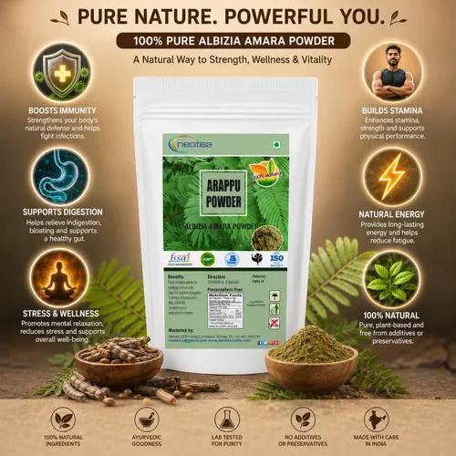 Vista 4 de Neotea Arappu Albizia Amara Polvo (2.2 lbs)
