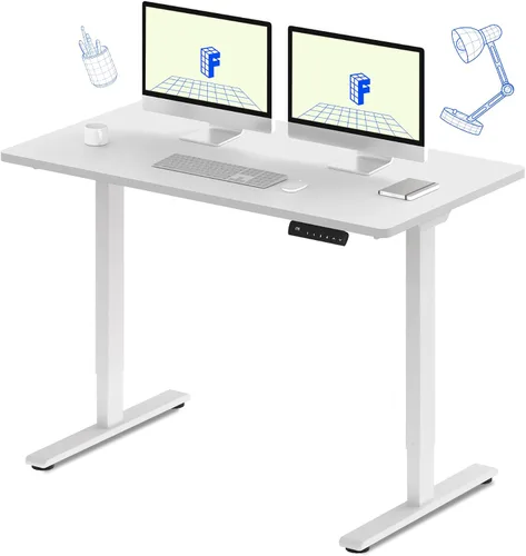 Vista 37 de FLEXISPOT Escritorio eléctrico de pie E3 con motor doble, 48 x 24