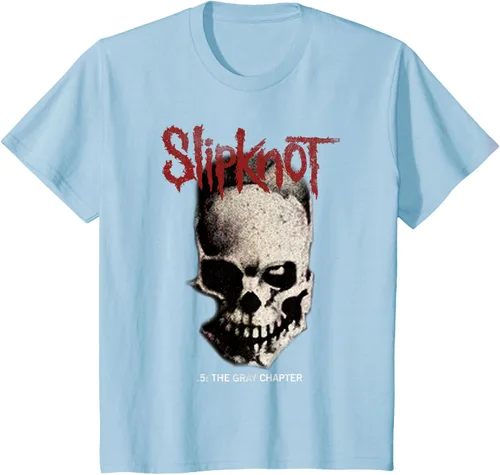 Vista 30 de Slipknot Tribal Calavera playera, niños 12, Rojo