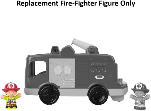 Vista 3 de Pieza de repuesto para Fisher-Price Little People Helping Other Fire Truck Playset - FMN98 ~ Figura de bomberos de repuesto
