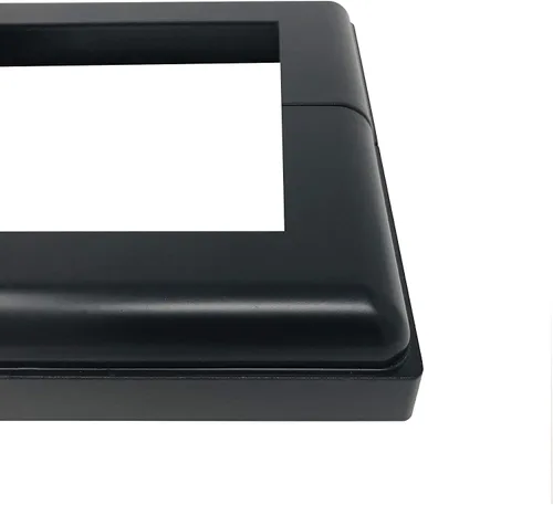 Vista 3 de Nuvo Iron ADPBS4 - Base de aluminio 4x4 para postes, 1 unidad (paquete de 1), color negro