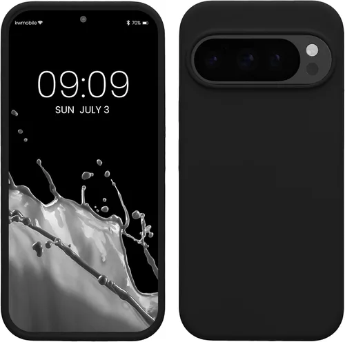Vista 246 de kwmobile Funda Compatible con Google Pixel 6 Pro - Funda de Teléfono de Silicona TPU con Acabado Suave - Azul Caribe