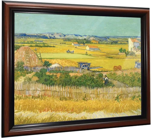 Vista 49 de Vincent Van Gogh - Arte de pared enmarcado con diseño de flores de almendra, maravilloso para exhibir en la cocina, el baño o la decoración