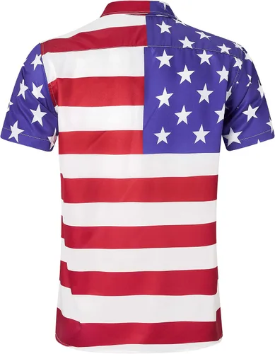 Vista 2 de uideazone Camisas hawaianas divertidas para hombre, diseño gráfico 3D, con botones, manga corta, tropical, vacaciones, playa, Aloha