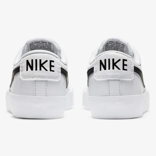 Vista 3 de Nike Blazer Low '77 (niño grande), naranja, blanco