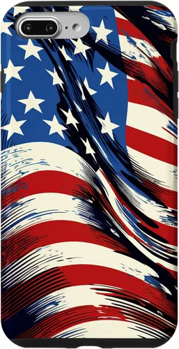 Vista 12 de iPhone 16 Cool USA Flag - Estados Unidos de América - Funda de diseño patriótico