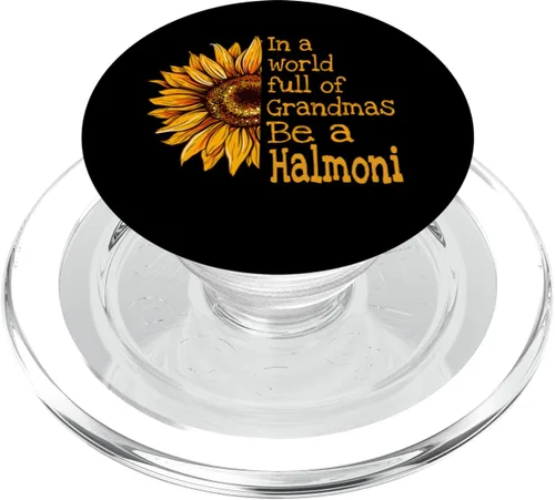 Vista 7 de In A World Of Grandmas Be a Halmoni Korea Korean Grandma PopSockets Standard PopGrip