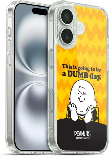 Vista 195 de Head Case Designs Funda de gel suave con licencia oficial de Peanuts Autumn Charlie Brown compatible con Apple iPhone 7 Plus/iPhone 8 Plus