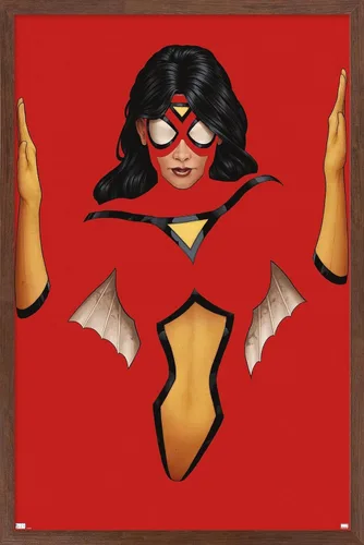 Vista 17 de Trends International Marvel Comics Spider Woman - Póster de pared Strikeforce #1, 22.4 pulgadas de largo x 14.7 pulgadas, versión enmarcada