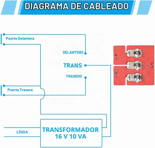 Vista 8 de Timbre de puerta con cable, 16 V 10 VA campana de puerta delantera y trasera, estilo clásico
