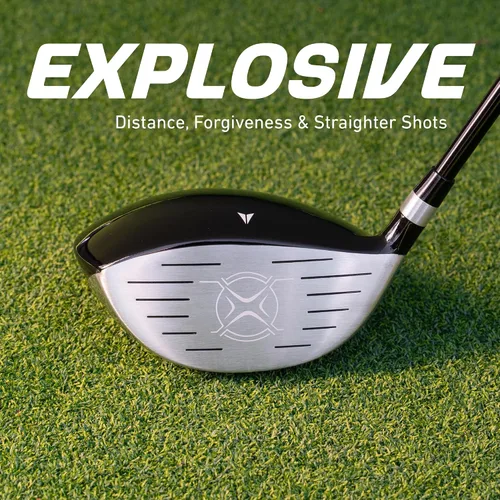 Vista 3 de Precise M3 - Juego de golf de 14 piezas para hombre – Driver de 460cc, Madera, Híbrido, Hierros 6-PW, Putter, Bolsa con Soporte, 3 Fundas