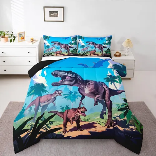 Vista 45 de Feelyou Juego de ropa de cama con lazos bonitos y cerezos, tamaño individual, para niños, juego de edredón con lazos de acuarela para niños, niñas