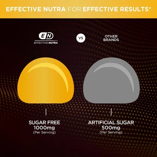 Vista 7 de Effective Nutra Gomitas Shilajit de 1000 mg Resina pura Shilajit para energía, cerebro e inmunidad Suplemento para hombres y mujeres Sin