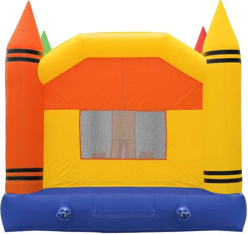 Vista 5 de Casa inflable de saltar de alta calidad creyón rebotante de grado comercial con soplador.