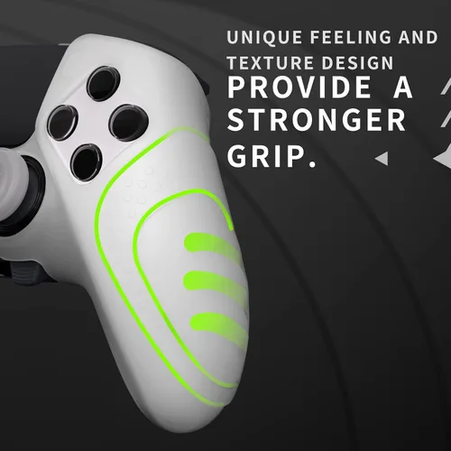 Vista 49 de PlayVital Guardian Edition Anti-Slip Ergonomic Silicone Cover Case for ps5 Edge Controller, Soft Rubber Protector Skin for ps5 Edge Wireless