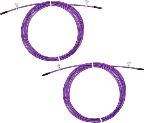 Vista 11 de PATIKIL Cable de repuesto de cuerda de salto de velocidad, alambre de acero de cuerda de salto profesional Reemplazar para cuerdas de salto de alta