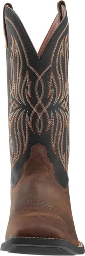 Vista 2 de Ariat Sport Rustler Western Boots - Botas vaqueras de cuero para hombre, Marrón desteñido