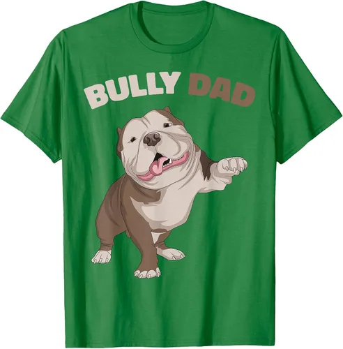 Vista 41 de American Bully Dad Dog Owner Father Funny Men T-Shirt Asphalt Grey
