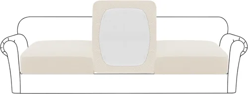 Vista 69 de Flamingo P Funda de cojín elástica de alta estiramiento para asiento de sofá, protector de muebles para sofá, funda de sofá suave y flexible