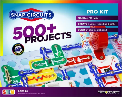 Vista 7 de Kit para diseñar circuitos eléctricos Circuits Jr. SC-100, Negro