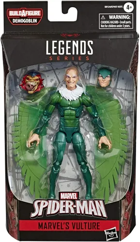 Vista 4 de Hasbro Marvel Spider-Man Legends Series - Figura de acción coleccionable de 6 pulgadas, juguete de buitre de Marvel, con pieza de figura y accesorio
