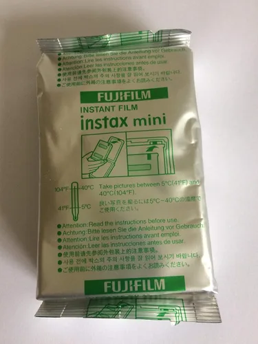Vista 5 de Fujifilm Instax Mini Sky Blue película con 10 fotos