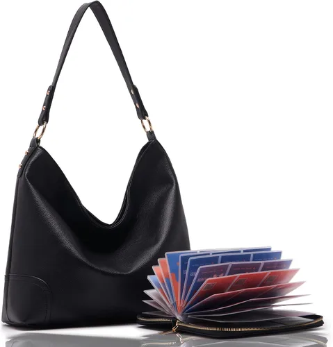 Vista 8 de Juego de carteras y carteras para mujer, bolso grande con cartera, 3