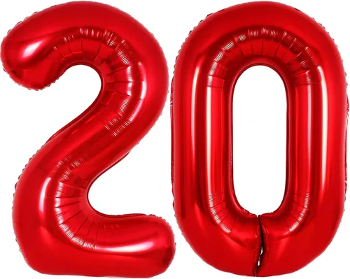 Vista 152 de Globos gigantes de números negros de 40 pulgadas, globos de aluminio de Mylar con helio para cumpleaños, globo número 0 para decoración de fiestas