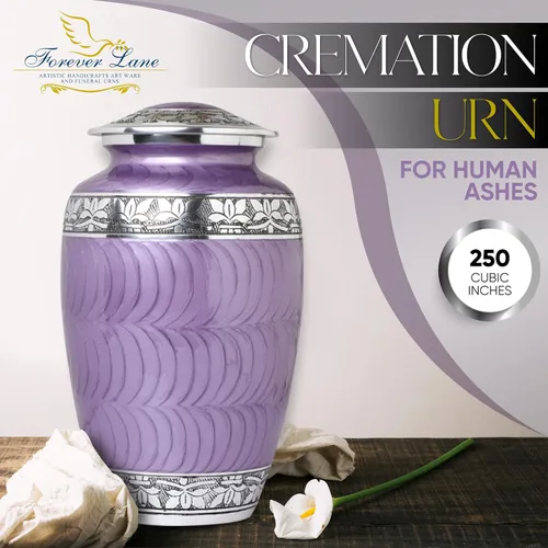 Vista 3 de Forever Lane Urnas de cremación para cenizas de adultos, urna grande hecha a mano, entierro, urnas para cenizas humanas, mujeres o hombres, urna