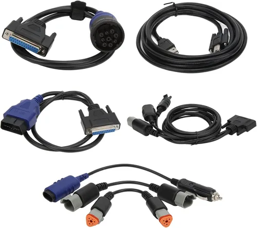 Vista 7 de Herramienta de escaneo de diagnóstico resistente, para kit de adaptador de enlace de datos en línea 6 escáner OBD2 para Cummins Engine J1939 J1708