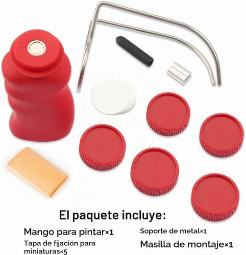 Vista 2 de Jucoci Mango de pintura (rojo)