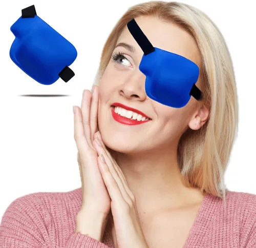 Vista 18 de Parche para ojos 3D, parches médicos para adultos y niños, parches para ojos perezosos para ambliopía 3D para ojo izquierdo