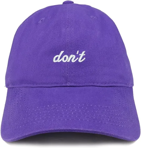 Vista 6 de Don bordado algodón cepillado ajustable Cap Papá Sombrero marino