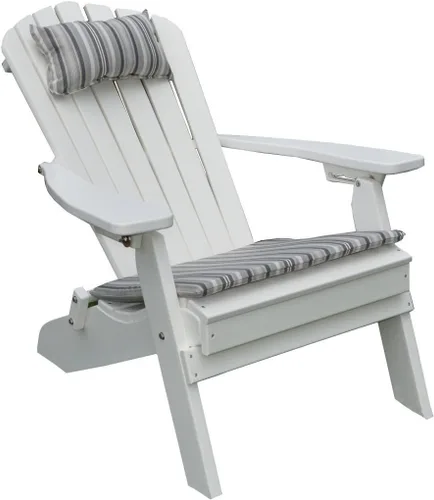 Vista 11 de A & L Furniture Polywood - Silla Adirondack plegable/reclinable, tamaño único, Naranja