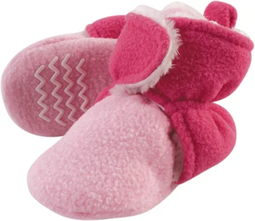 Vista 5 de Hudson Baby Botines unisex de forro polar y sherpa sintético para bebé Oso