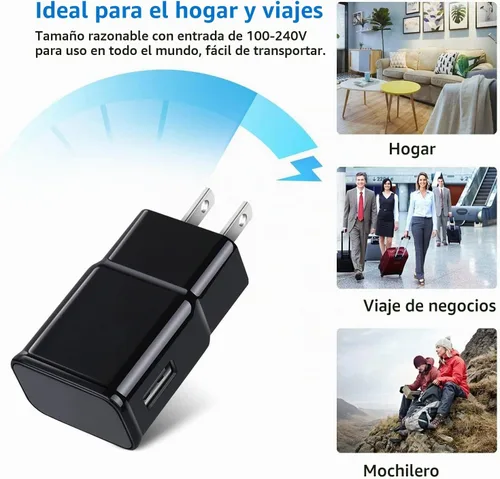 Vista 4 de Paquete de 6 cargadores USB de carga rápida, cargador de pared USB rápido para teléfono Android compatible con Samsung Galaxy S21/S20/S10/S10e/S10