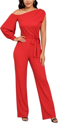 Vista 98 de DeftSharp Overol largo y elegante para mujer, sexy, para cóctel, fiesta, club, casual, para trabajo