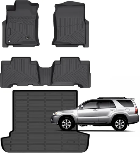 Vista 86 de Alfombrillas para Jeep Compass 2007-2016/2007-2016 Jeep Patriot/Dodge Caliber 2007-2012 para todo tipo de clima con forro de carga para automóvil