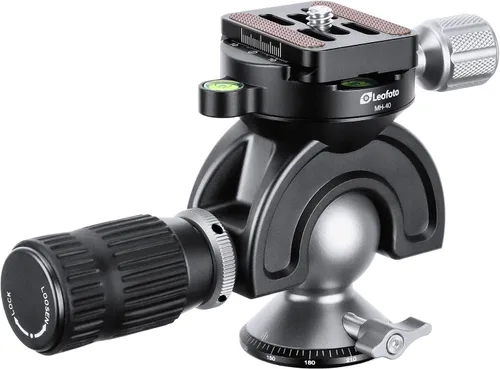 Vista 6 de Leofoto Cabezal de bola MH-35 de 1.378 in, con control de manillar, compatible con arca, ideal para tiro al blanco