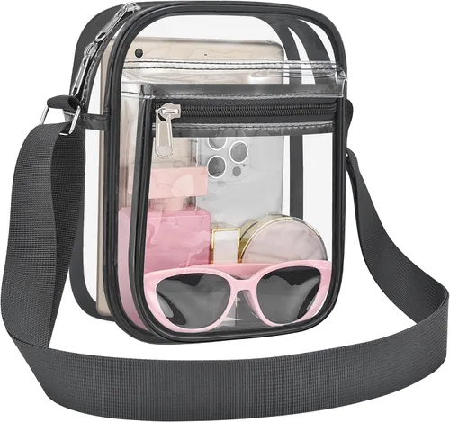 Vista 40 de USPECLARE Clear Bag for Stadium Events Clear Messenger Bag for Men and Women