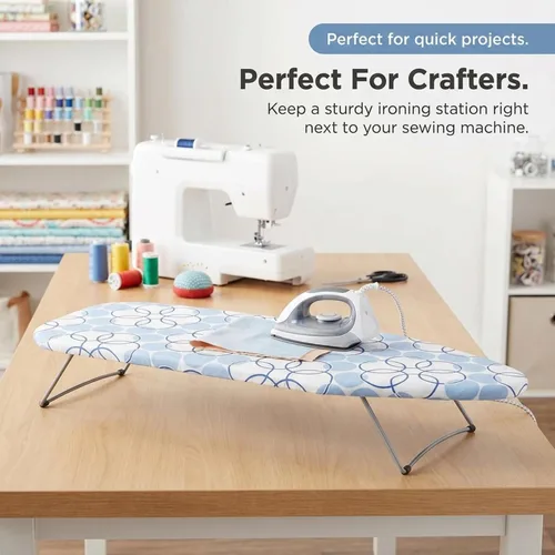 Vista 5 de Household Essentials - Tabla de planchar de acero con soporte de hierro