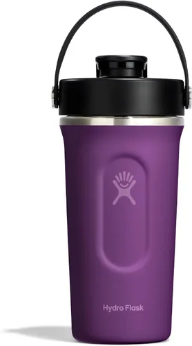 Vista 10 de Hydro Flask Botella agitadora – Botella de gimnasio de acero inoxidable aislada para preentrenamiento y proteína 24 onzas Agave Verde