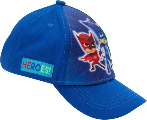 Vista 3 de PJ Masks Boys' Baseball Cap - 3D Catboy, Owlette, Gekko Curved Brim Snap Back Hat (2T-7)