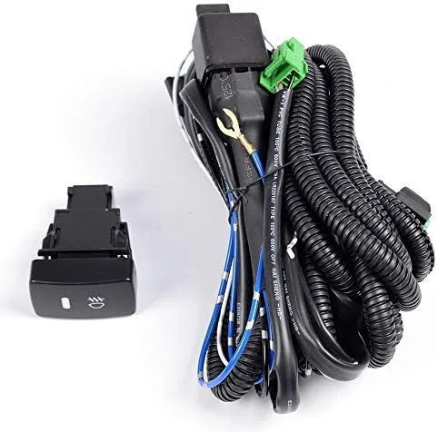 Vista 3 de GRAND ORANGE Parachoques conducción antiniebla lámpara compatible con Honda Civic Sedan 4Dr 2013 2014 2015 W/bombilla+interruptor kit de cableado