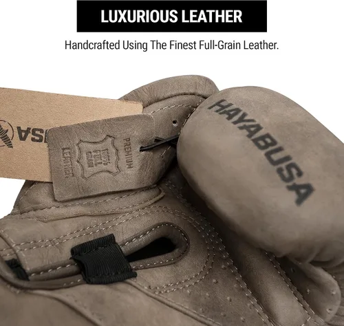 Vista 2 de Guantes de boxeo de cuero Hayabusa T3 LX para hombres y mujeres para entrenamiento, sparring, saco pesado y trabajo con manoplas