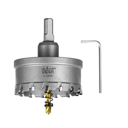 Vista 34 de SALI Kit de sierra perforadora TCT de 1 pulgada (1.024 in) con punta de carburo de tungsteno con broca piloto chapada en titanio para metal, acero