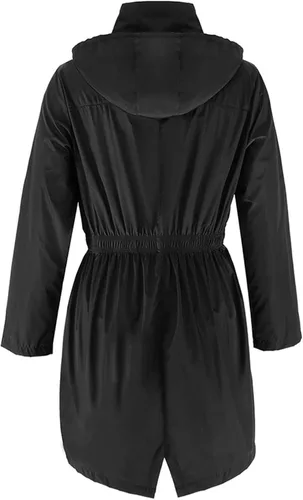 Vista 6 de Century Star Chaquetas de lluvia para mujer, impermeables, ligeras, cortavientos, con capucha, plegables