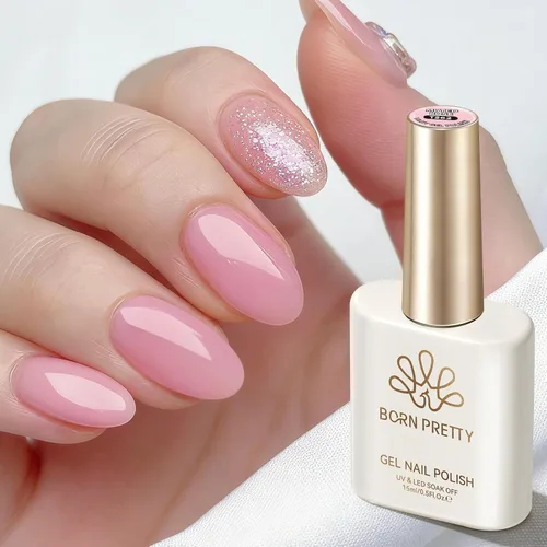 Vista 10 de Born Pretty - Esmalte de gel blanco lechoso, color blanco gelatina