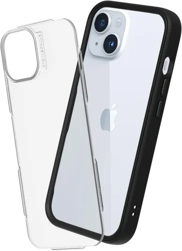 Vista 9 de RhinoShield Mod NX - Carcasa modular para iPhone 15 Funda protectora con placa trasera, diseño modular de 2 vías, protección contra caídas