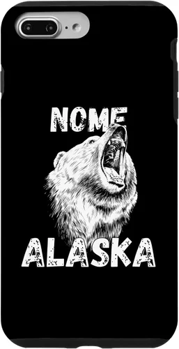 Vista 12 de Funda de recuerdo para iPhone 12 Mini Retro Nome AK Alaska City Apparel Souvenir